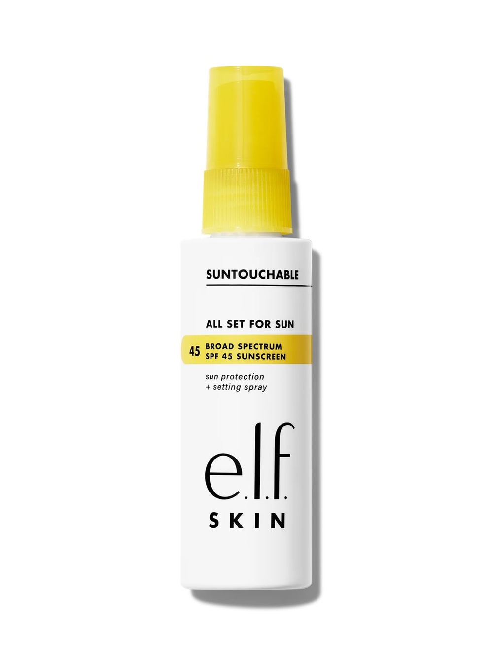 elf Suntouchable All Set For Sun SPF 45 Sun Protection & Setting Spray